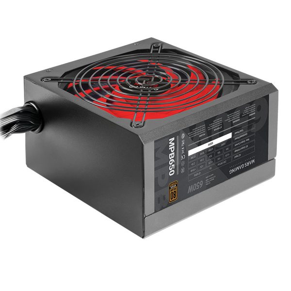 ALIMENTATION MARS GAMING MPB 650 - 650W ATX 12V - 80 PLUS BRONZ 63Hz - NOIR – Image 7