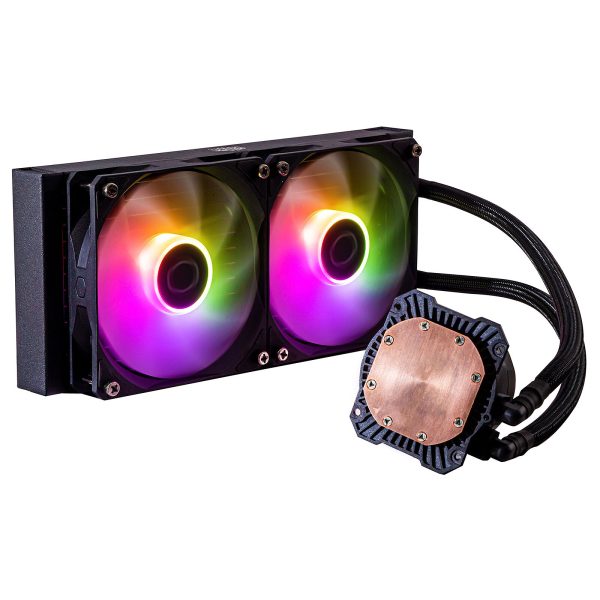 COOLER MASTER MASTERLIQUID 240L CORE ARGB - WATERCOOLING BLACK EDITION - INTEL ET AMD - 2 FAN 120 mm – Image 3