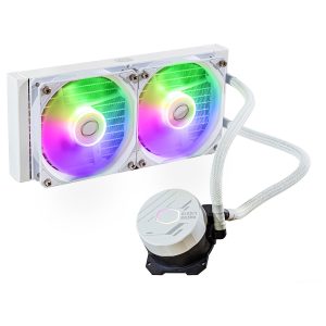 COOLER MASTER MASTERLIQUID 240L CORE ARGB - WATERCOOLING WHITE EDITION - INTEL ET AMD - 2 FAN 120 mm