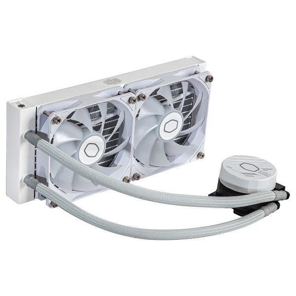 COOLER MASTER MASTERLIQUID 240L CORE ARGB - WATERCOOLING WHITE EDITION - INTEL ET AMD - 2 FAN 120 mm – Image 5