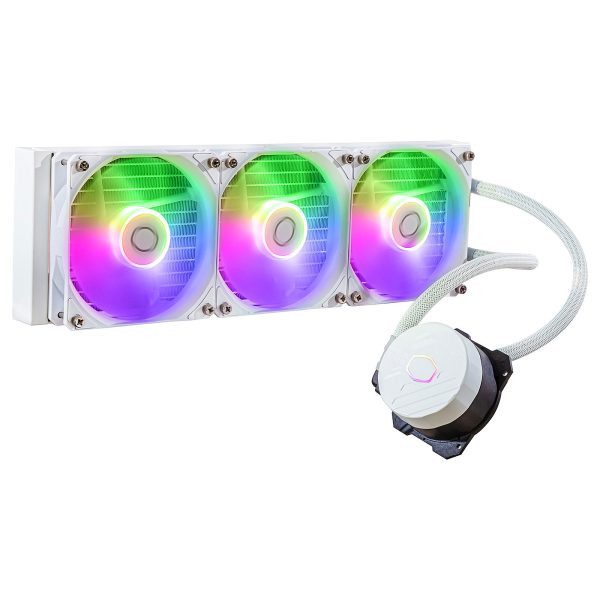 COOLER MASTER MASTERLIQUID 360L CORE ARGB - WATERCOOLING WHITE EDITION - INTEL ET AMD - 3 FAN 120 MM