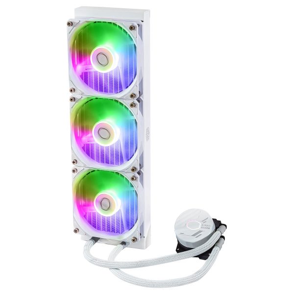 COOLER MASTER MASTERLIQUID 360L CORE ARGB - WATERCOOLING WHITE EDITION - INTEL ET AMD - 3 FAN 120 MM – Image 4