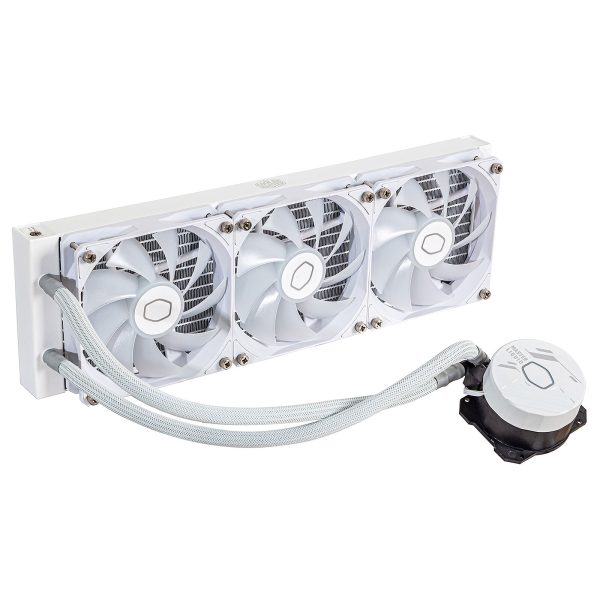 COOLER MASTER MASTERLIQUID 360L CORE ARGB - WATERCOOLING WHITE EDITION - INTEL ET AMD - 3 FAN 120 MM – Image 5