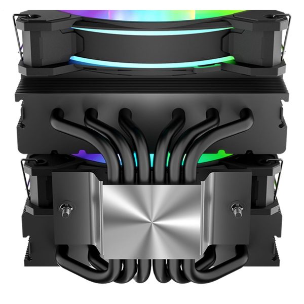 COOLER MASTER HYPER 622 HALO BLACK - INTEL & AMD - LED ARGB - ALUMINIUM - 3 BROCHES - 2 FAN 120MM – Image 2