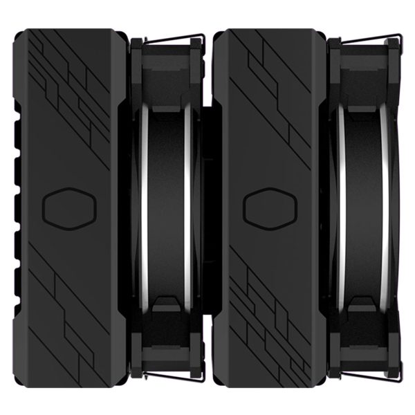 COOLER MASTER HYPER 622 HALO BLACK - INTEL & AMD - LED ARGB - ALUMINIUM - 3 BROCHES - 2 FAN 120MM – Image 3