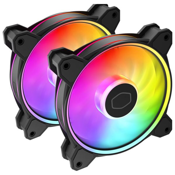 COOLER MASTER HYPER 622 HALO BLACK - INTEL & AMD - LED ARGB - ALUMINIUM - 3 BROCHES - 2 FAN 120MM – Image 5
