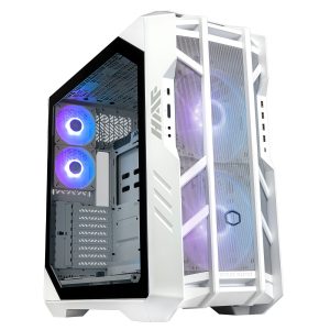 COOLER MASTER HAF 700 - BOÎTIER GRAND TOUR - 5 FAN INCLUS - VERRE TREMPÉ - HUB ARGB 5 PORTS - BLANC