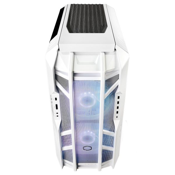 COOLER MASTER HAF 700 - BOÎTIER GRAND TOUR - 5 FAN INCLUS - VERRE TREMPÉ - HUB ARGB 5 PORTS - BLANC – Image 2