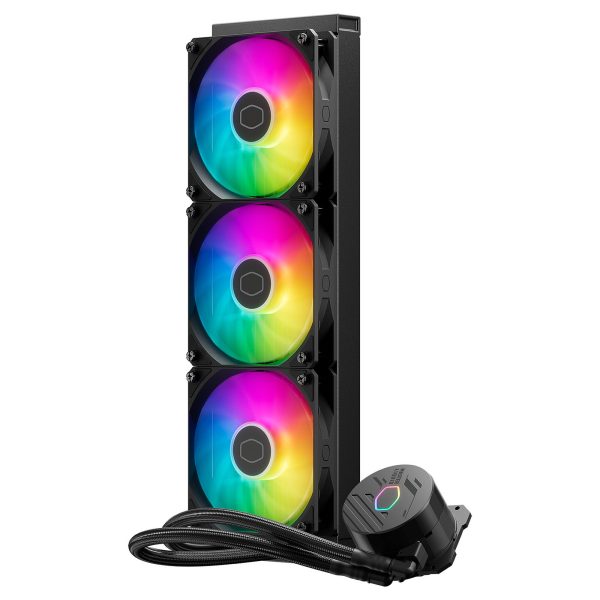 COOLER MASTER MASTERLIQUID 360L CORE ARGB - WATERCOOLING BLACK EDITION - INTEL ET AMD - 3 FAN 120 MM – Image 2
