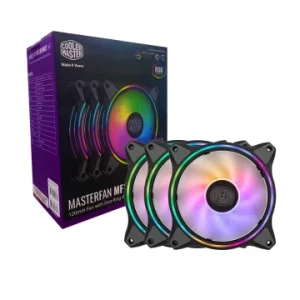 COOLER MASTER MASTERFAN MF120 HALO RGB 3 IN 1 - VENTILATEURS DE BOÎTIER 120 mm ARGB - 62 CFM -BLACK