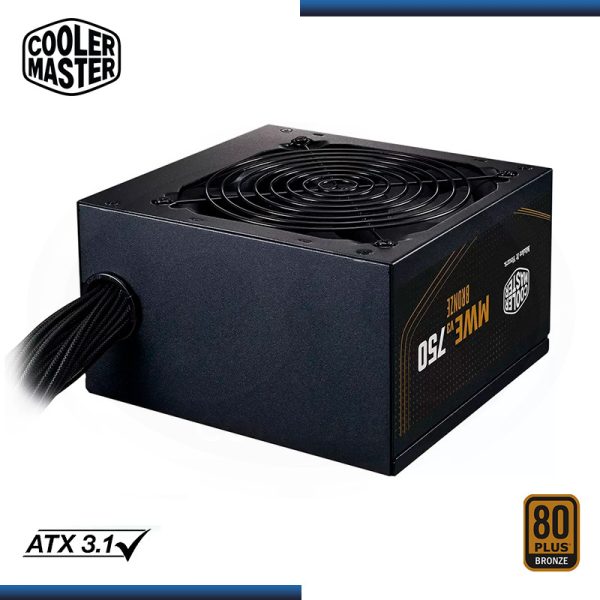 COOLER MASTER MWE BRONZE 750W V3 - ALIMENTATION 80 PLUS BRONZE - 230 V - ATX 3.1 - DC TO DC - NOIR – Image 2