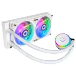 COOLER MASTER MASTERLIQUID PL240 FLUX - WATERCOOLING ARGB WHITE - INTEL ET AMD - 2 FAN LED 120MM