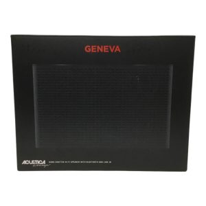 GENEVA ACUSTICA A170 - ENCEINTE BLUETOOTH - STÉRÉO BASS - 20000 HZ - CUIR - BLACK ORIGINAL