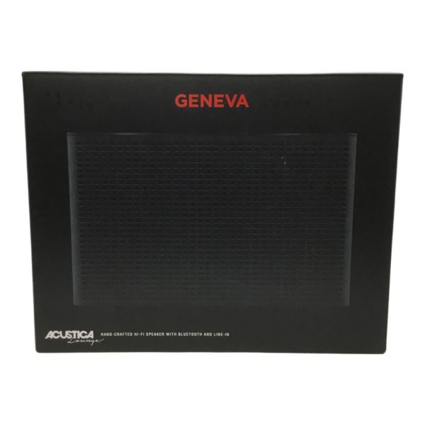 GENEVA ACUSTICA A170 - ENCEINTE BLUETOOTH - STÉRÉO BASS - 20000 HZ - CUIR - BLACK ORIGINAL