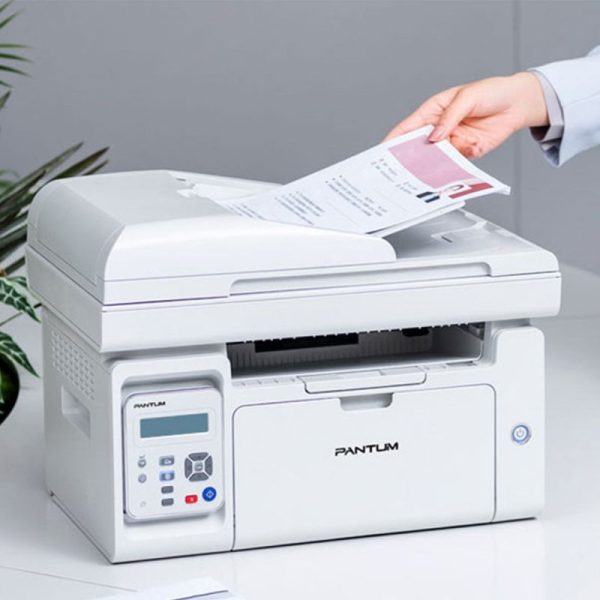 PANTUM M6559N - LASER 3 EN 1 MONOCHROME - MULTIFONCTION A4 - ADF - RESEAUX - USB 2.0 - PD219 -GRISE – Image 6