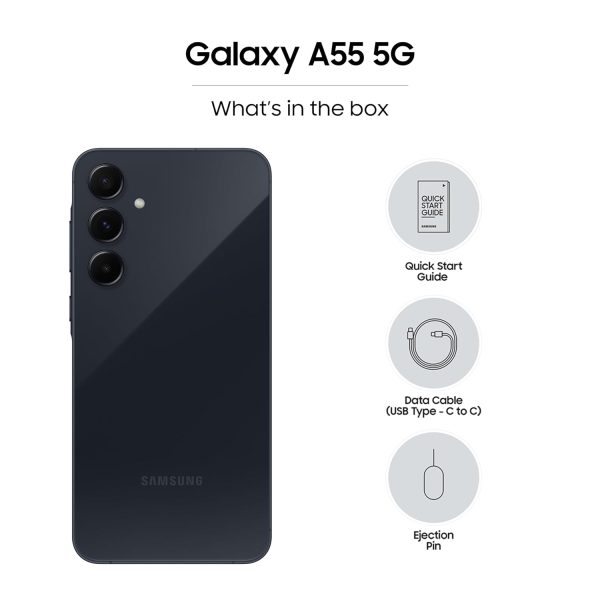 SAMSUNG GALAXY A55 5G - 8 GB - 256 GB - 6.6" Super Amoled 120HZ - 5000 MAh - 50 MPixel - Blister - – Image 2
