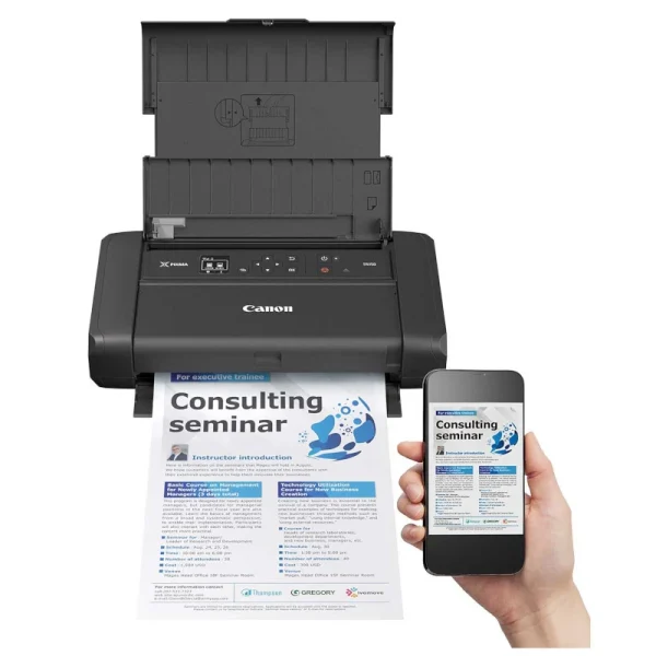 CANON Pixma TR150 Imprimante A4 Portable Sans Fil Wifi Avec Batterie – Image 3