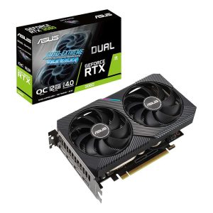 ASUS DUAL GeForce RTX 3060 OC - 12G GDDR6 - 1807 MHz - DLSS - RAY TRAICING - HDMI - DP - PCIE 4.0
