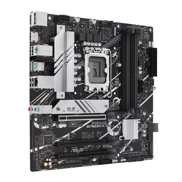 ASUS PRIME B760M-A D4 - INTEL 1700 - 4x DDR4 - M.2 PCIe 4.0 - USB 3.1 - PCIE 4.0 16x - LAN 2.5 GbE – Image 3