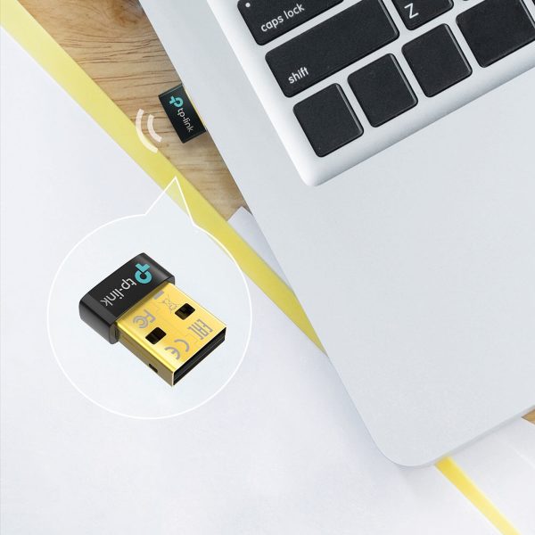 TP-LINK UB5A ADAPTATEUR USB BLUETOOTH 5.0 NANO - FAST SPEED - WIDE RANGE - WIN 10 & 11- BLACK – Image 5