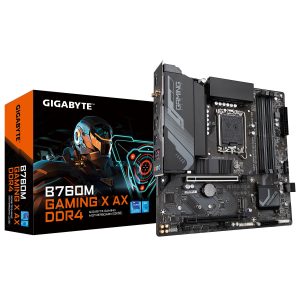 GIGABYTE B760M GAMING X AX DDR4 - INTEL 1700 - 4xDDR4 - M.2 4.0 - USB 3.0 - WI-FI 6E - BLUETOOTH