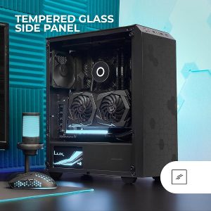 MARS GAMING MC-Q3 - BOITIER ATX -1 FAN - VERRE TREMPÉ - USB 3.0 - MICRO & MINI ATX - BLACK