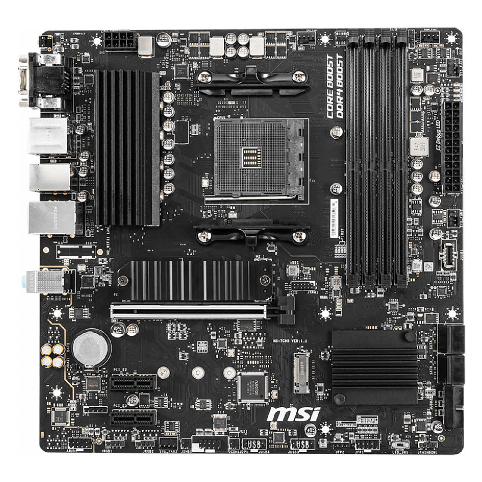 MSI B550M PRO VDH - AMD AM4 - 4XDDR4 - M.2 PCIE 4.0 & 3.0 - OVERCLOCKING - HDMI - DISPLAY - NOIR – Image 2