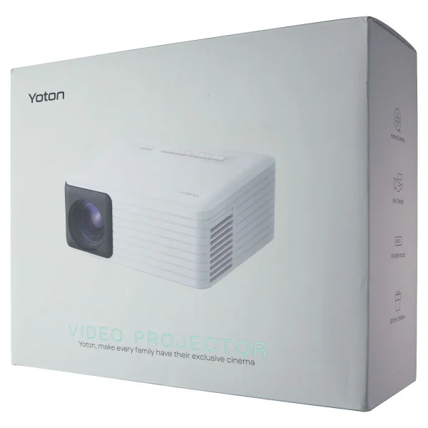 YOTON Y3 - VIDEOPROJECTEUR -DATASHOW PORTABLE FHD 1080P - 6500 LUMENS ANSI - LCD 3.0 - USB - HDMI – Image 4
