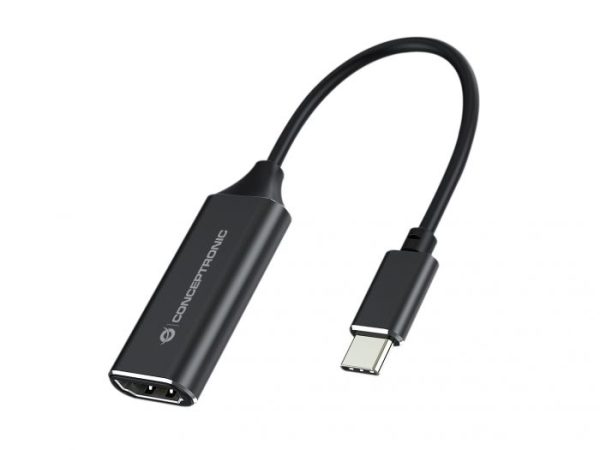 CONCEPTRONIC ABBY - USB-C TO HDMI ADAPTER - 4K 30HZ - 5Gbps - BLACK – Image 4