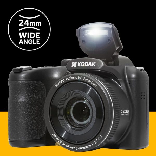 KODAK PIXPRO ASTRO ZOOM AZ255 - 16 MP - ZOOM 25X - HD 1080P - 24 MM - STABILISATEUR - LCD 3" - NOIR – Image 4