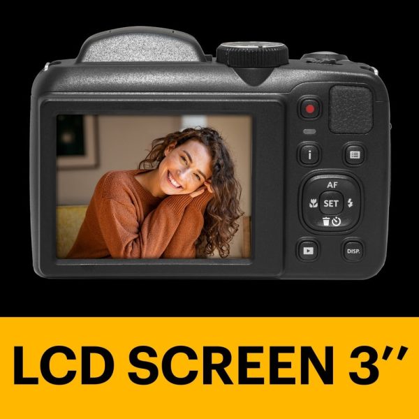 KODAK PIXPRO ASTRO ZOOM AZ255 - 16 MP - ZOOM 25X - HD 1080P - 24 MM - STABILISATEUR - LCD 3" - NOIR – Image 3