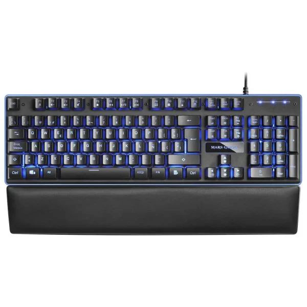 MARS GAMING MK320 - CLAVIER SEMI MÉCANIQUE - RED TECHNOLOGY- RGB - REPOSE-POIGNETS - QWERTY- NOIR – Image 6