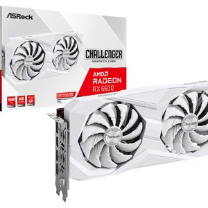 ASROCK CHALLENGER RX 6600 - 8G GDDR6 - 1080 FHD Up to 8K - PCIE 4.0 - HDMI - DP - FREESYNC - WHITE