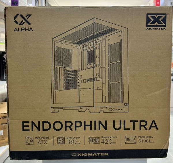 XIGMATEK ENDORPHIN ULTRA ARCTIC - BOITER MOYEN TOUR - 5 FAN 120mm ARGB - USB - TYPE C - WHITE – Image 2
