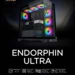 XIGMATEK ENDORPHIN ULTRA - BOITER MOYEN TOUR - 5 FAN 120mm ARGB - USB - TYPE C - BLACK