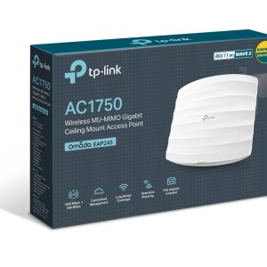 TP-LINK EAP245 - POINT D'ACCÈS WIFI AC1750 - PLAFONNIER- BI-BANDE - 1300 MBPS - 5 GHZ - POE GIGABIT