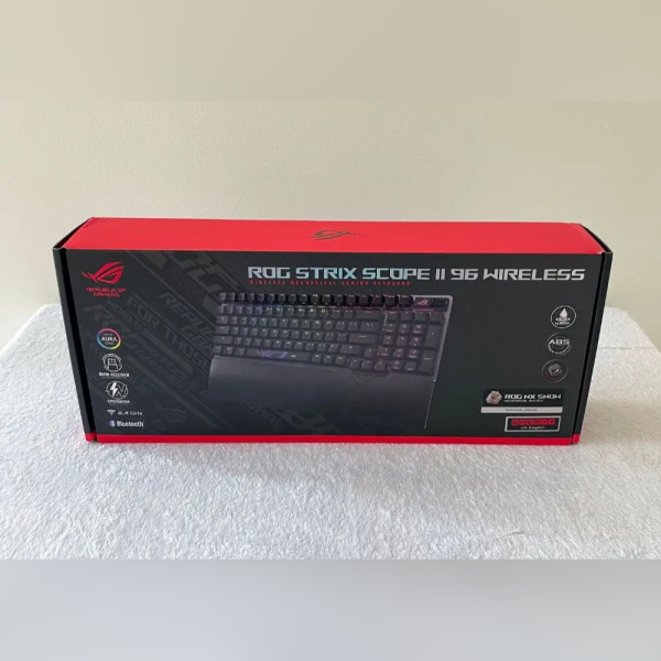 ASUS ROG STRIX SCOPE II 96 - CLAVIER MÉCANIQUE AVEC OU SANS FIL - USB - BLUETOOTH - ROG NX SNOW -RGB – Image 2
