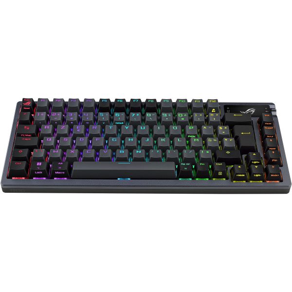 ASUS ROG AZOTH - CLAVIER MÉCANIQUE - COMPACT 75% - ROG NX RED - USB - BLUETOOTH - ECRAN OLED - RGB – Image 4