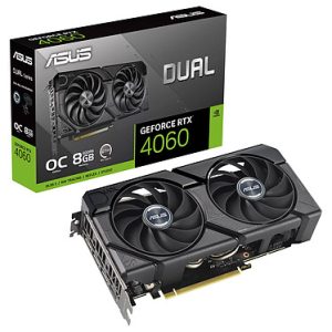 ASUS GEFORCE RTX 4060 DUAL OC V2 - 8GO GDDR6 - DLSS3 - RAY TRACING - REFLEX - TWEAK III - BLACK