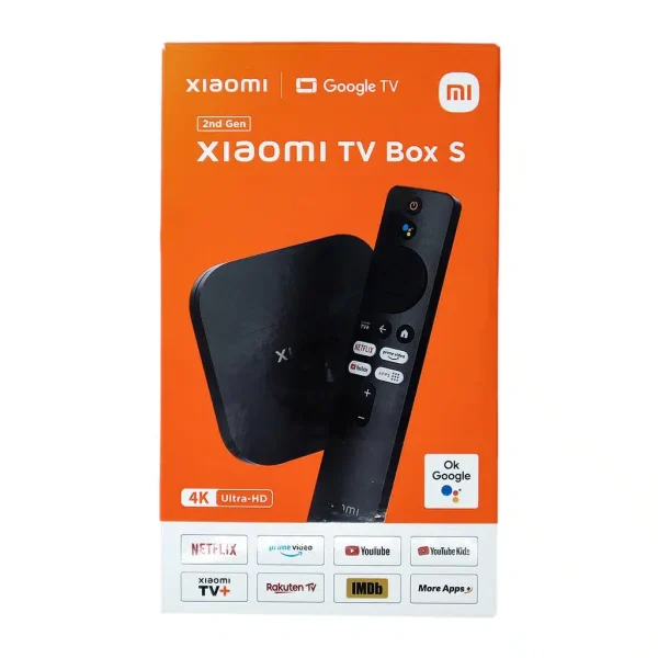 XIAOMI TV BOX S - 2ÈME GÉNÉRATION - 2GB RAM - 8GB - 4K UHD - DOLBY VISION - GOOGLE TV - WI-FI - NOIR – Image 4