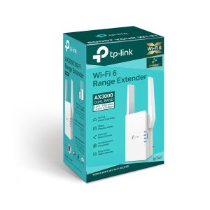 TP-LINK RE705X - RÉPÉTEUR WIFI 6 - AX3000 - DUAL BAND -ONE MESH - 2402 MBPS -5GHZ -MODE AP -ETHRENET