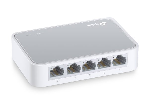 TP-LINK TL-SF1005D - SWITCH DESKTOP 5 PORTS -10/100 MBPS - GREEN ETHERNET -PLUG & PLAY - EEE 802.3x – Image 2