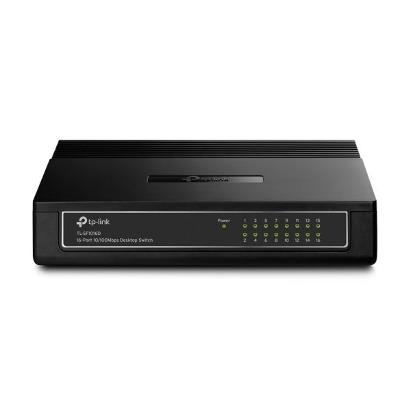 TP-LINK TL-SF1016D - SWITCH DESKTOP 16 PORTS -10/100 MBPS - GREEN ETHERNET -PLUG & PLAY - EEE 802.3x – Image 2