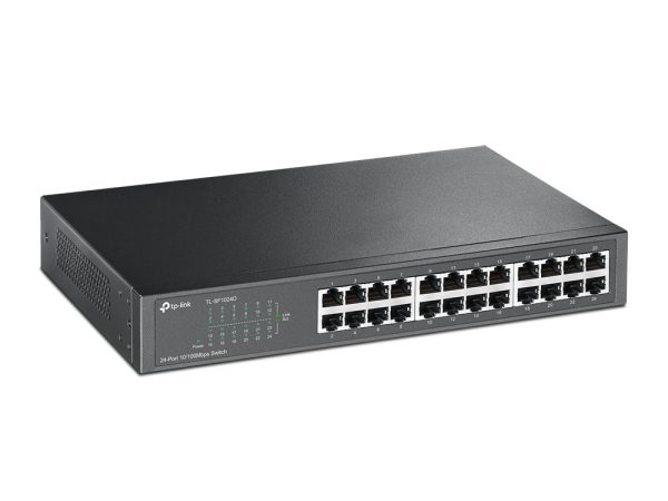 TP-LINK TL-SF1024D - SWITCH DESKTOP & RACKABLE 24 PORTS - 10/100 MBPS - FAST ETHERNET -PLUG & PLAY – Image 3