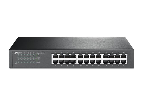 TP-LINK TL-SG1024D - SWITCH DESKTOP & RACKABLE 24 PORTS -10/100 MBPS - FAST ETHERNET -PLUG PLAY -QoS – Image 2