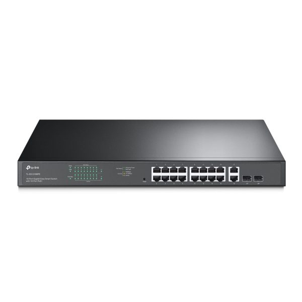 TP-LINK TL-SG1218MPE - SMART SWITCH GIGABIT 18 PORTS AVEC 16 PORTS POE+ 10/100/1000 MBPS -QoS - IGMP