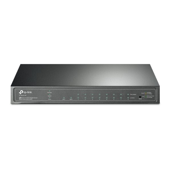 TPLINK TL-SG2210P - SWITCH SMART GIGABITE OMADA - 8 PORTS POE+ AVEC 2 EMPLACEMENT SFP -QOS - IGMP