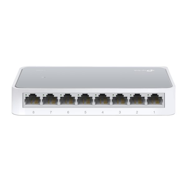 TP-LINK TL-SF1008D - SWITCH DESKTOP 8 PORTS -10/100 MBPS - GREEN ETHERNET -PLUG & PLAY - EEE 802.3x – Image 2