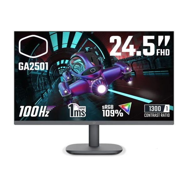 ECRAN COOLER MASTER GA2501- 24,5" FHD - DALL IPS - 100HZ - 1MS - ADAPTIVE SYNC - HDMI - VGA