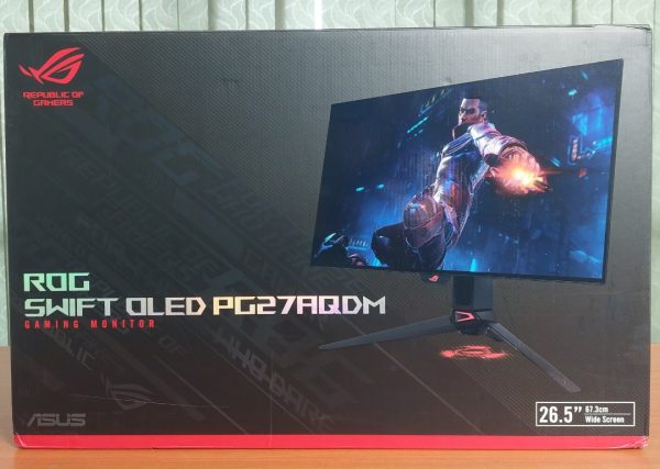 ECRAN ASUS ROG SWIFT PG27AQDM - 27" OLED 2.5K - 240 HZ - 0.03MS - G-SYNC - FREESYNC - DP/HDMI - NOIR – Image 2